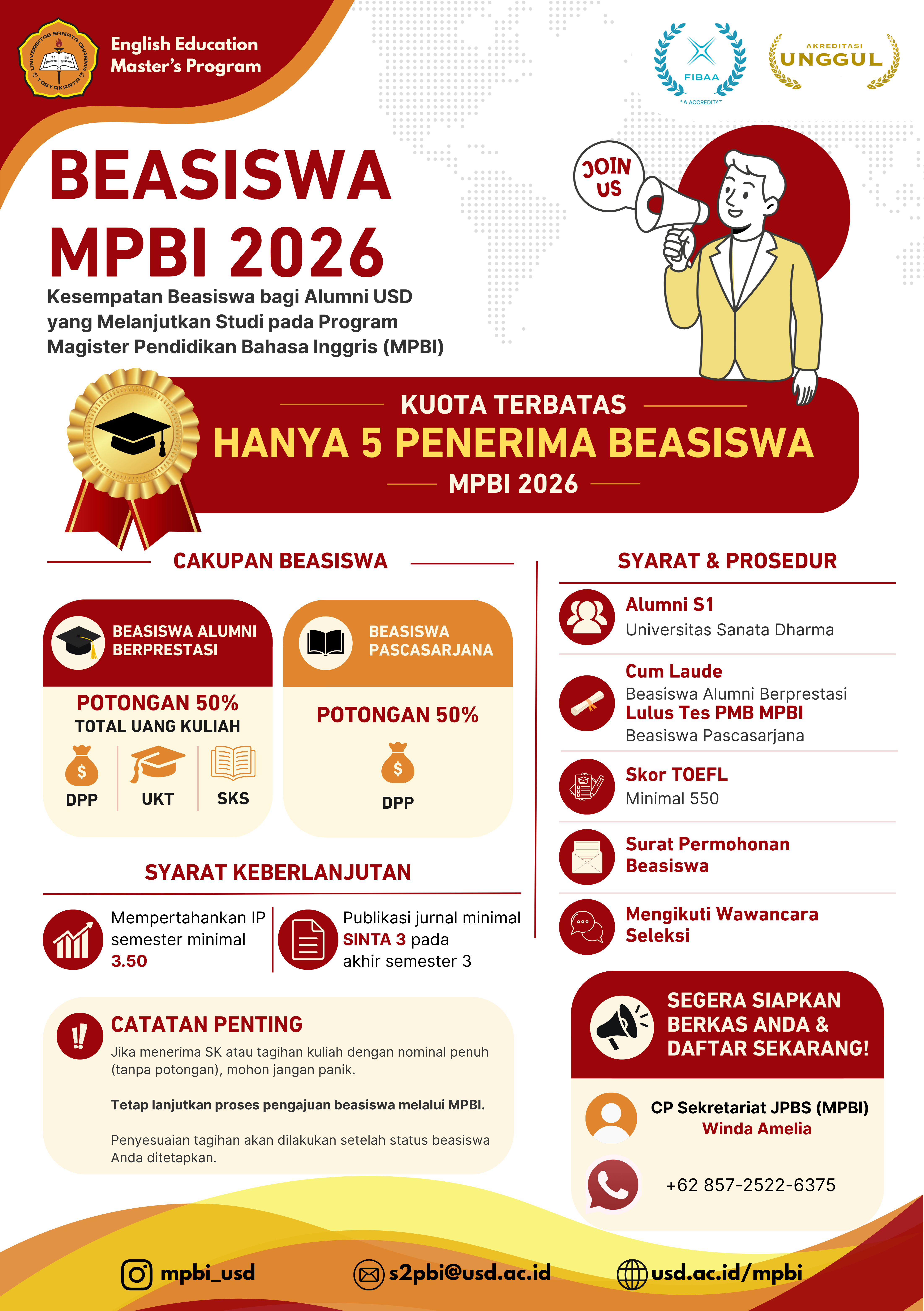 MPBI 2026 Scholarship A5 Leaflet